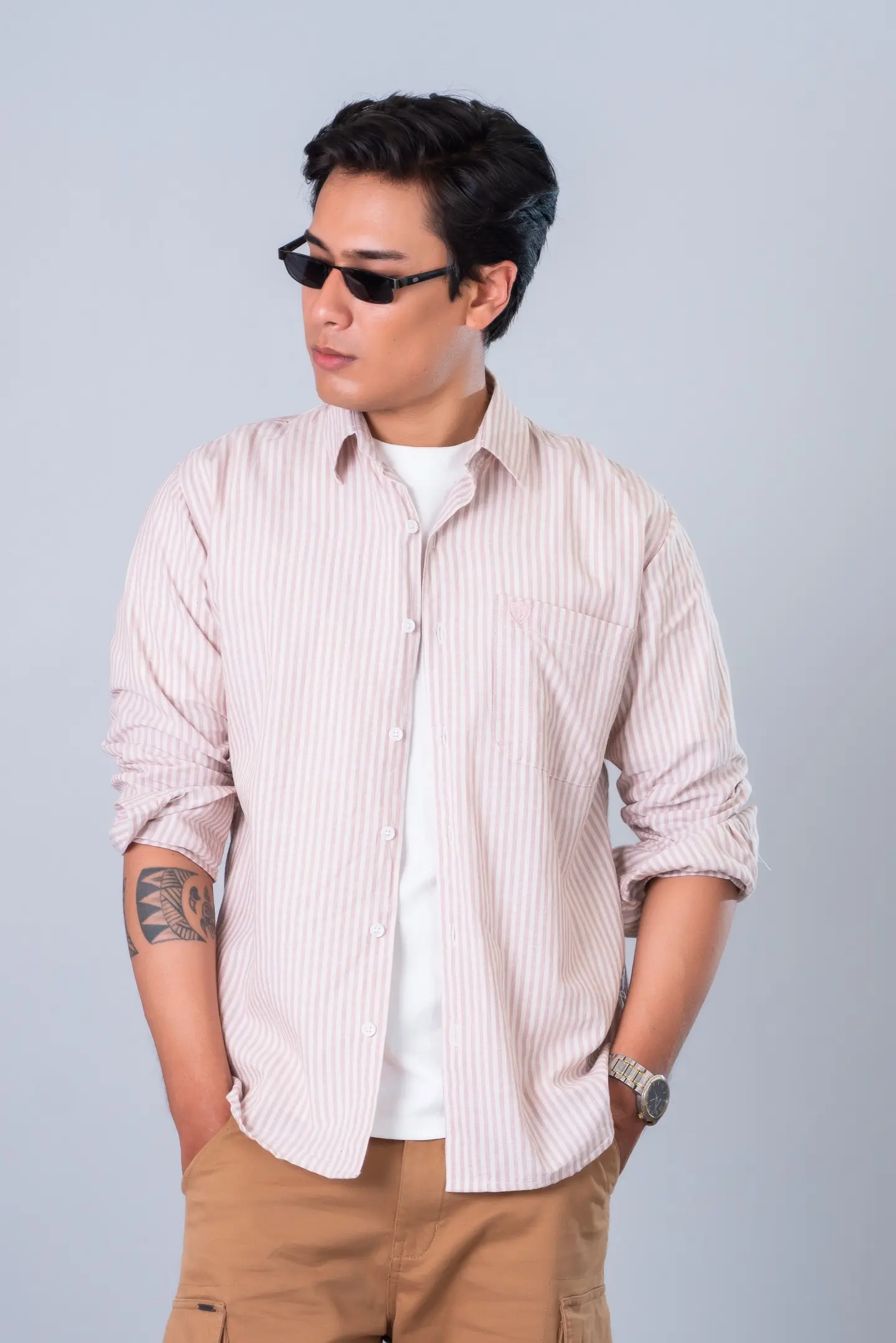 BMNL SS26-02 HMLN LINEN SHIRT